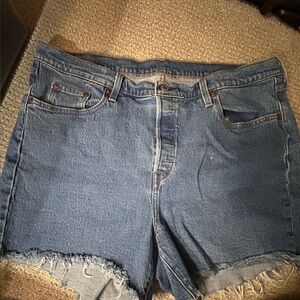 Levi's Classic Blue Jean Shorts 501